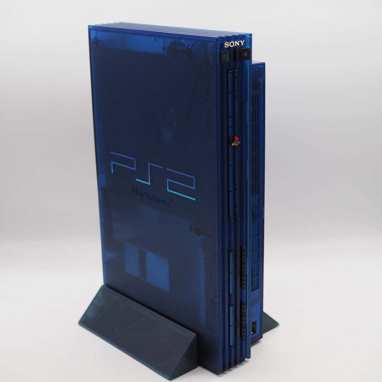 Used PS2 Console system SCPH-37000 L Boxed OCEAN BLUE NTSC-J + Devil May Cry 2 - Tested & Working