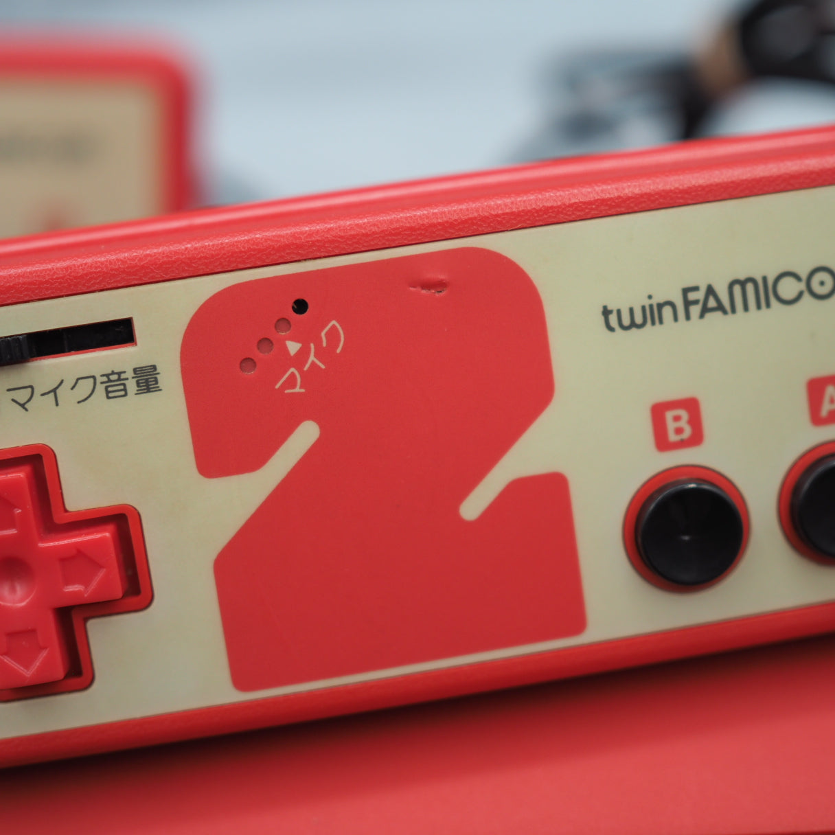 Used Twin Famicom Console system AN-500R Boxed [New Rubber Belt replaced] - Tested & Working