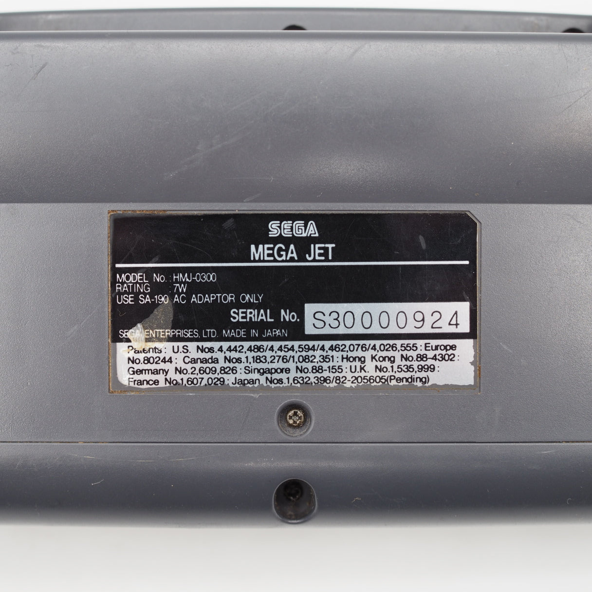 Used Mega Drive MEGA JET Console System HMJ-0300 + The SUPER SHINOBI - Tested & Working