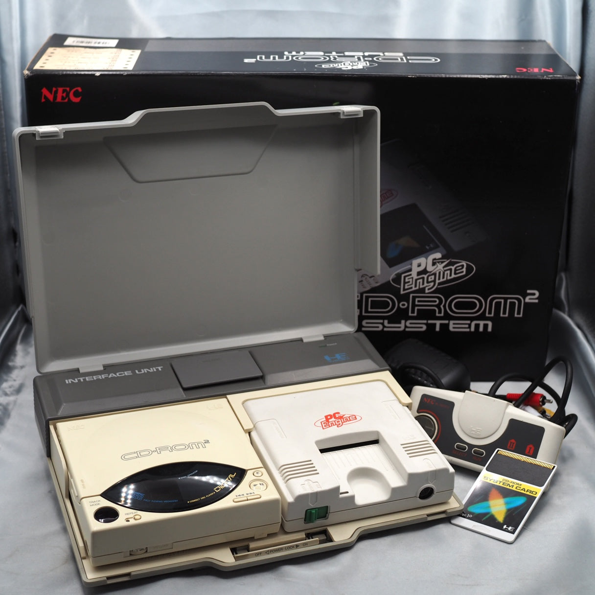 Used PC Engine INTERFACE UNIT IFU-30 CD-ROM2 Console System Boxed - Tested & Working