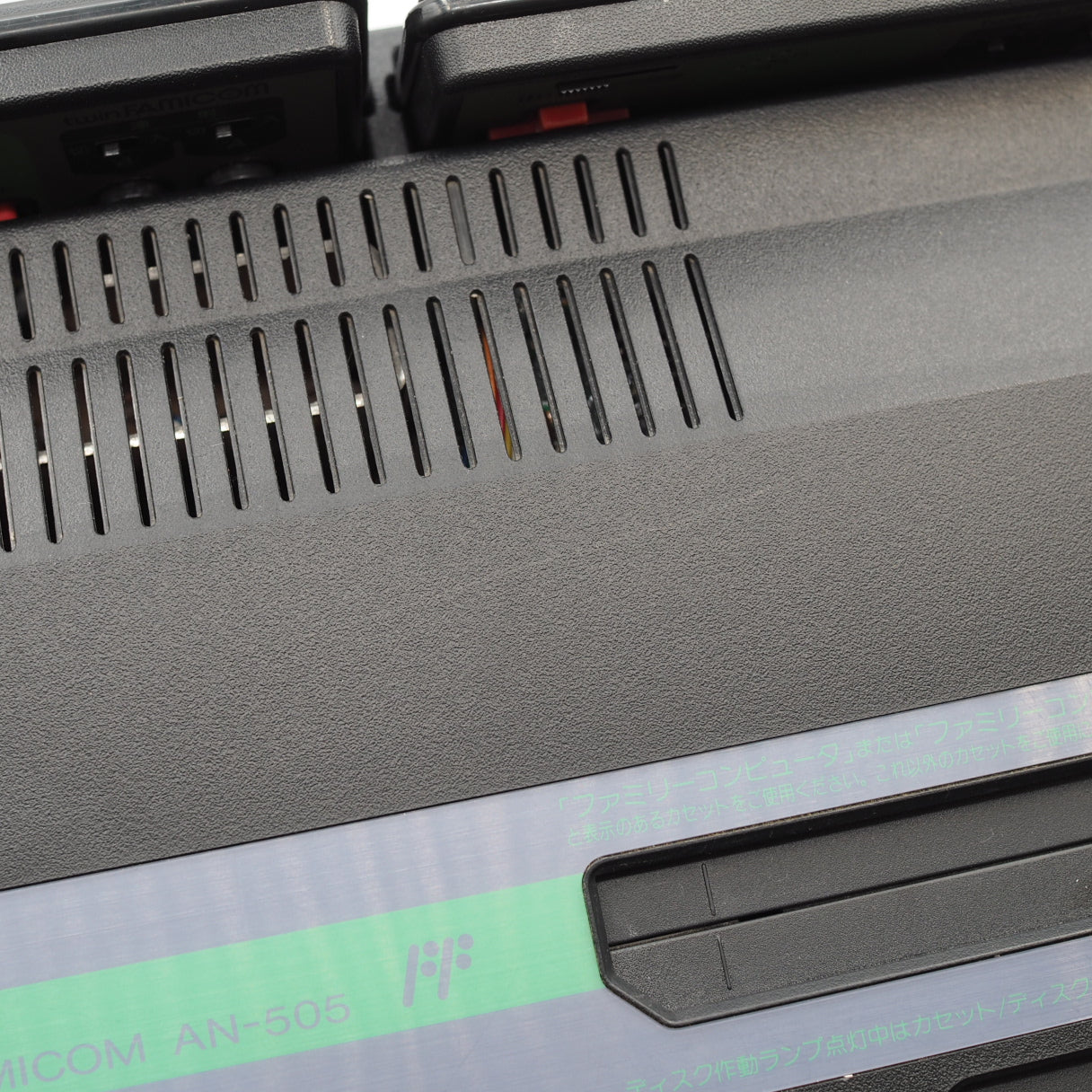 Used Sharp Twin Famicom AN-505-BK Boxed [New Rubber Belt replaced] - Tested & Working