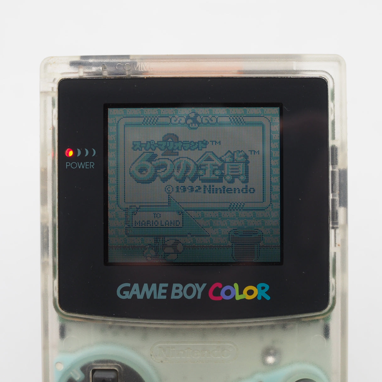 Used Nintendo GAME BOY COLOR Clear CGB-001 Handheld System Boxed - Tested & Working