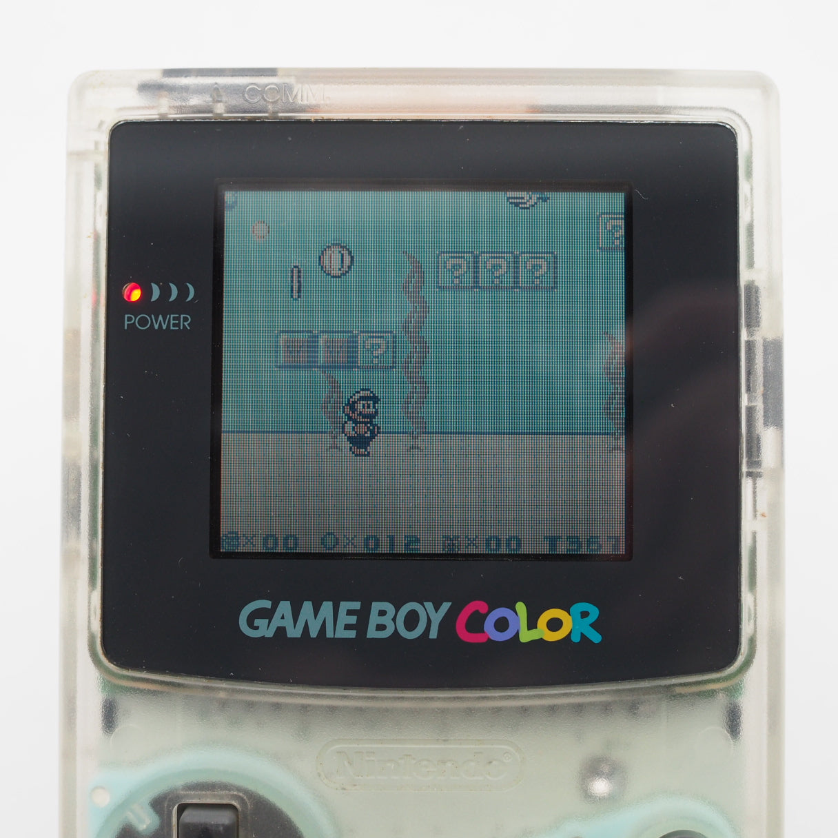 Used Nintendo GAME BOY COLOR Clear CGB-001 Handheld System Boxed - Tested & Working