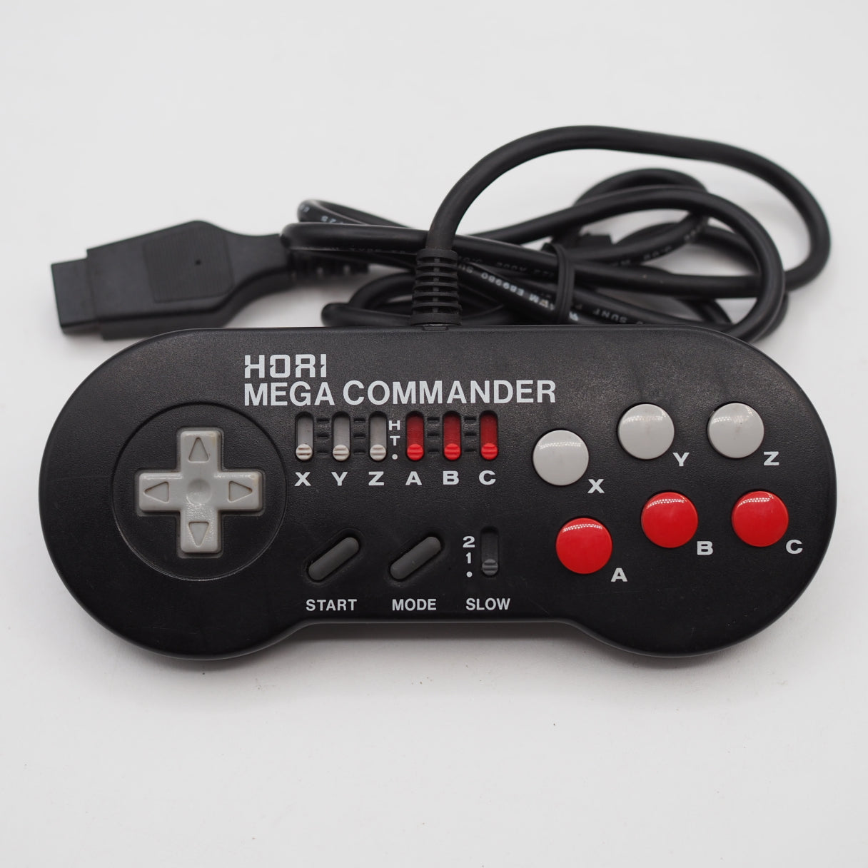 Used HORI Mega Commander Controller HMJ-07 for Sega Mega Drive 6 Button Turbo Pad - Tested & Working