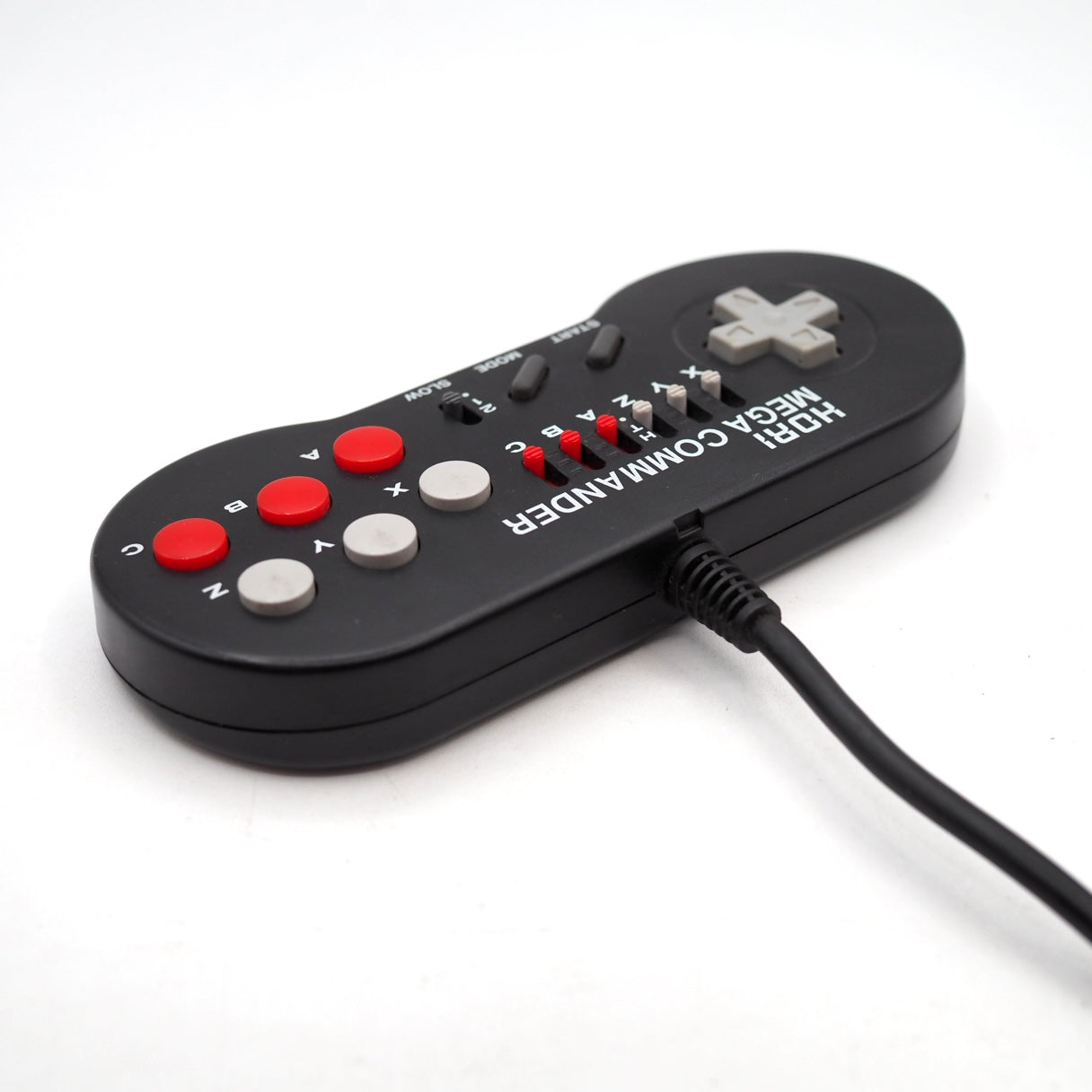 Used HORI Mega Commander Controller HMJ-07 for Sega Mega Drive 6 Button Turbo Pad - Tested & Working