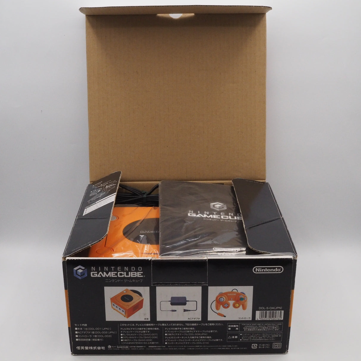 Used Nintendo GameCube Console System Orange DOL-001 NTSC-J NTSC-U/C - Tested & Working