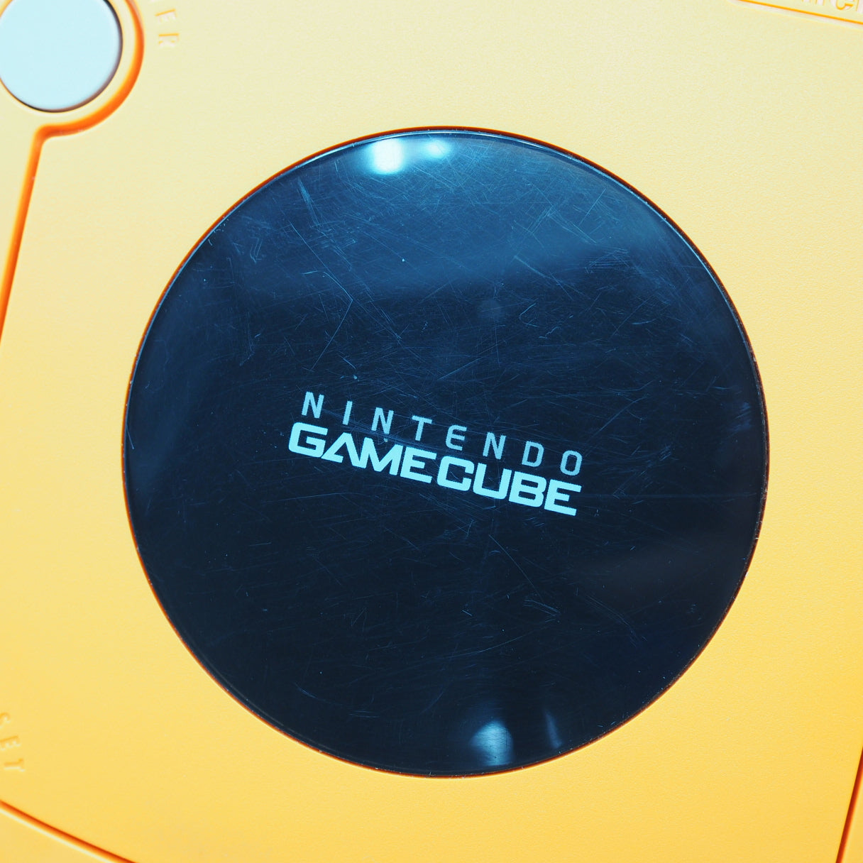 Used Nintendo GameCube Console System Orange DOL-001 NTSC-J NTSC-U/C - Tested & Working