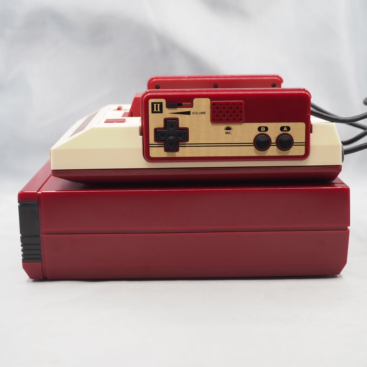 Used Nintendo Famicom & Disk System Console system SET Boxed [New Rubber Belt Replaced] - Tested & Working