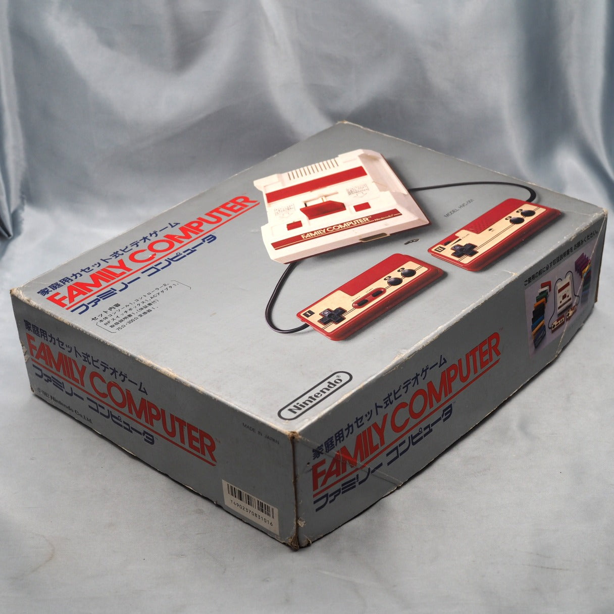 Used Nintendo Famicom & Disk System Console system SET Boxed [New Rubber Belt Replaced] - Tested & Working