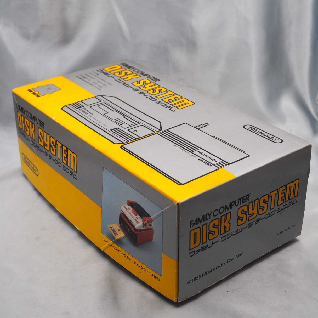 Used Nintendo Famicom & Disk System Console system SET Boxed [New Rubber Belt Replaced] - Tested & Working