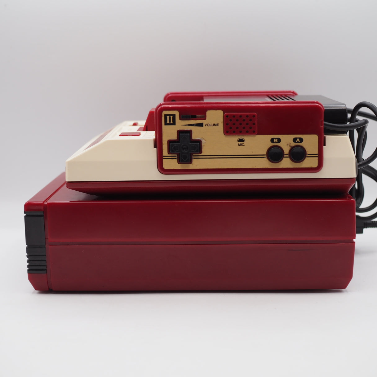 Used Nintendo Famicom + Disk System Console system SET Boxed [New Rubber Belt Replaced] - Tested & Working