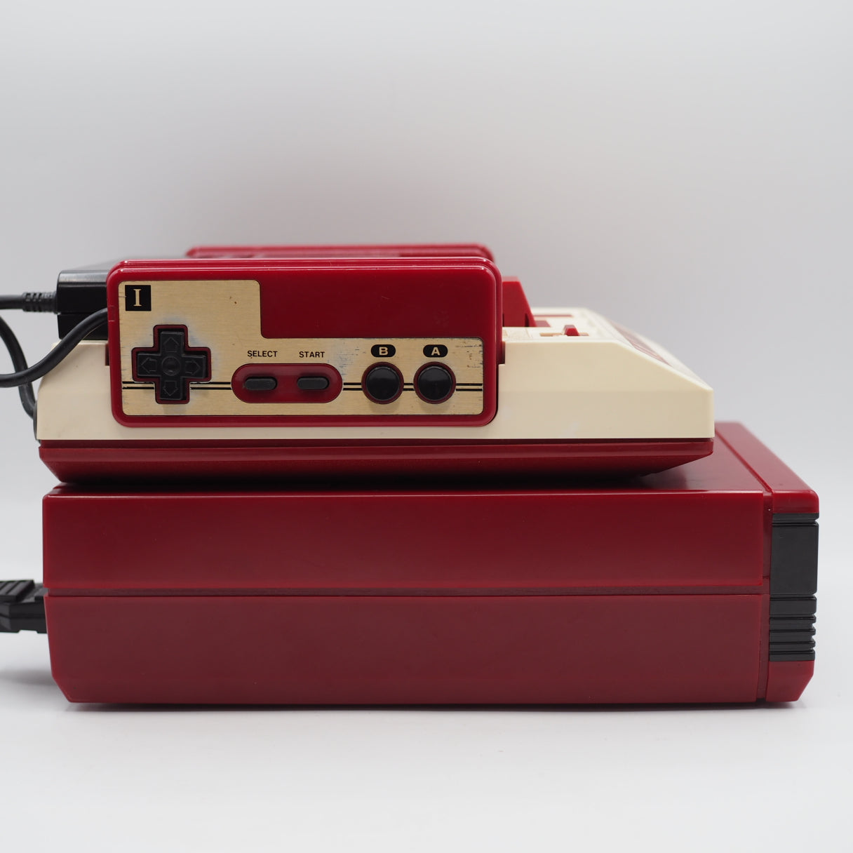 Used Nintendo Famicom + Disk System Console system SET Boxed [New Rubber Belt Replaced] - Tested & Working