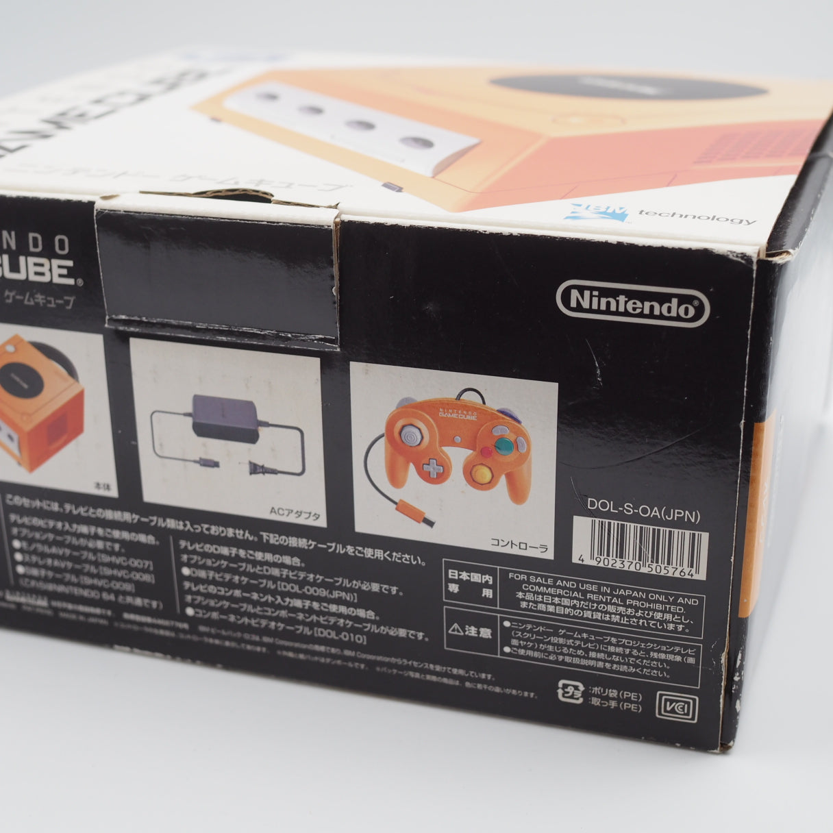 Used [Boxed & Refurbished] Nintendo GameCube Orange  DOL-001 [NTSC-J] [NTSC-U/C] [Modified]　 - Tested & Working