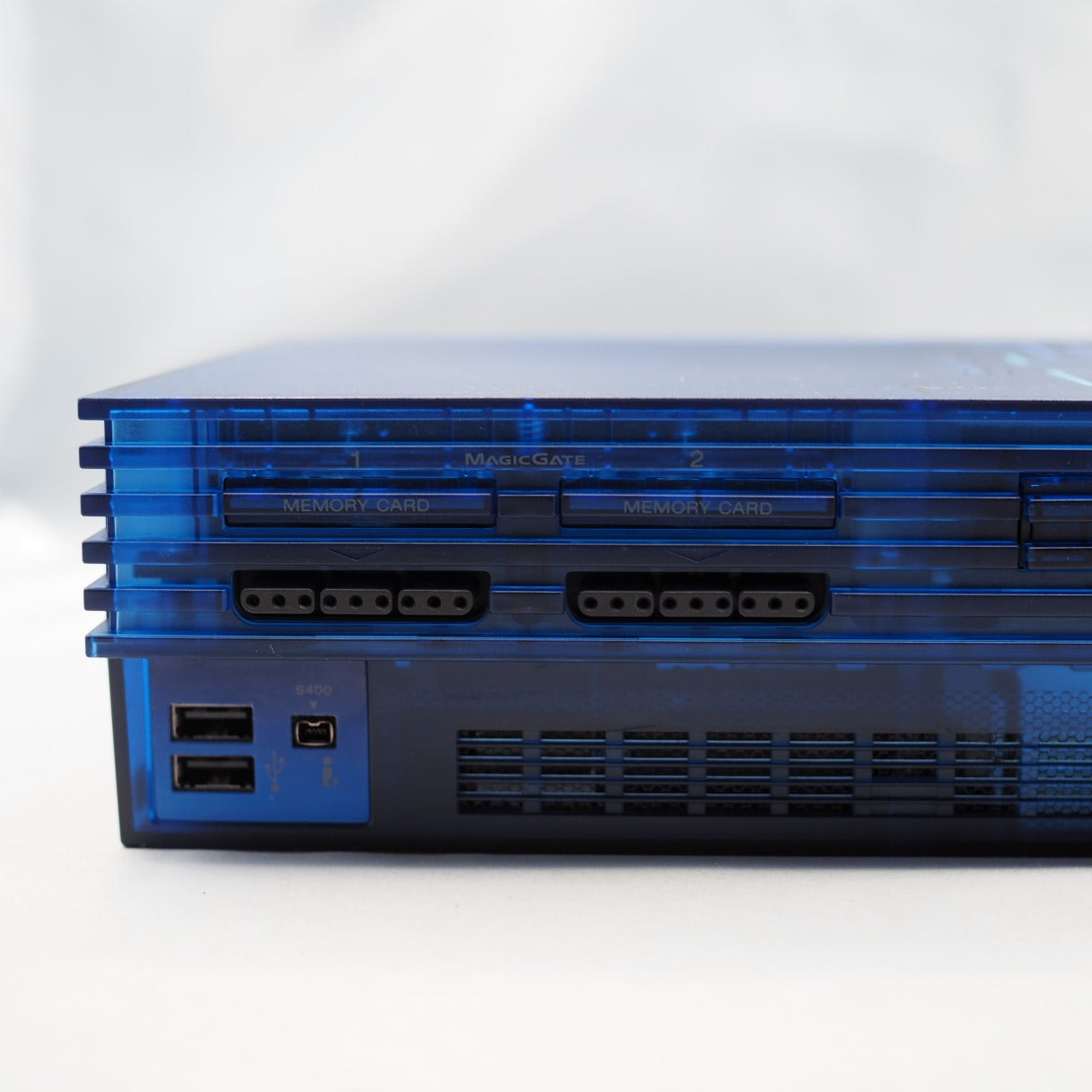 Used PS2 Console system SCPH-37000 L  Boxed [OCEAN BLUE] [NTSC-J] - Tested & Working
