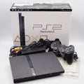 Used PS2 Console system SCPH-75000 CB Charcoal Black Boxed NTSC-J - Tested & Working