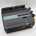 Used Sharp Twin Famicom Black Console AN505BK New Rubber Belt replaced - Tested & Working