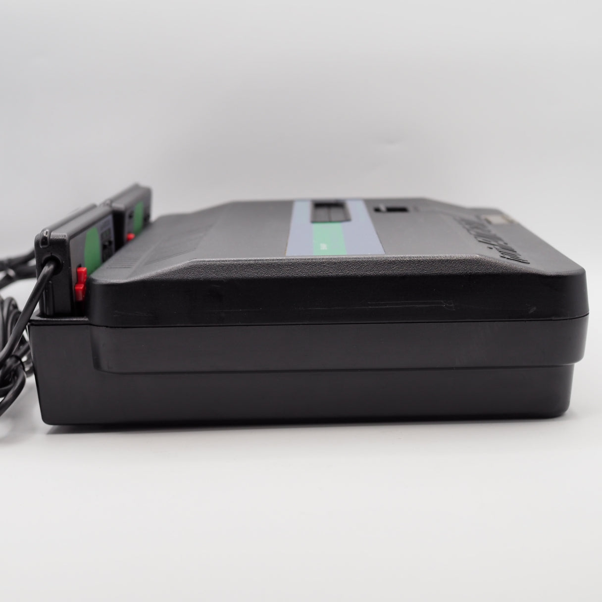 Used Sharp Twin Famicom Black Console AN505BK New Rubber Belt replaced - Tested & Working