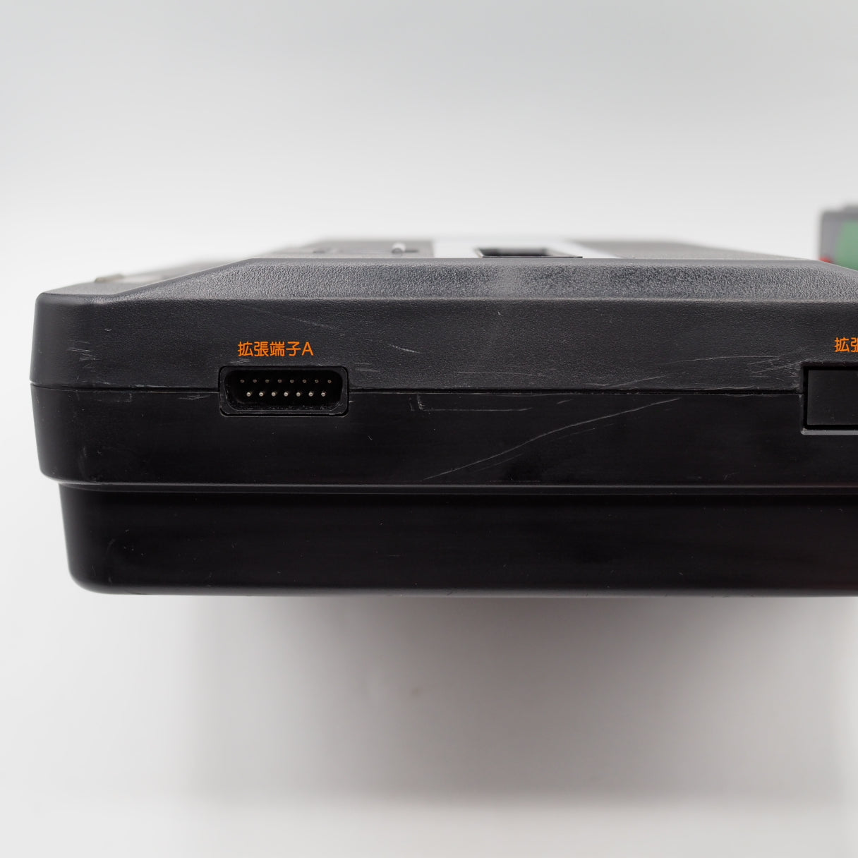 Used Sharp Twin Famicom Black Console AN505BK New Rubber Belt replaced - Tested & Working