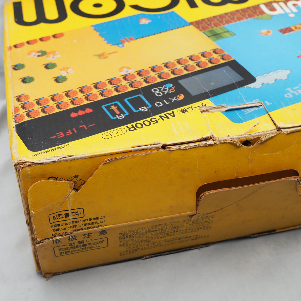 Used Twin Famicom Console system AN-500R New Rubber Belt replaced Boxed - Tested & Working