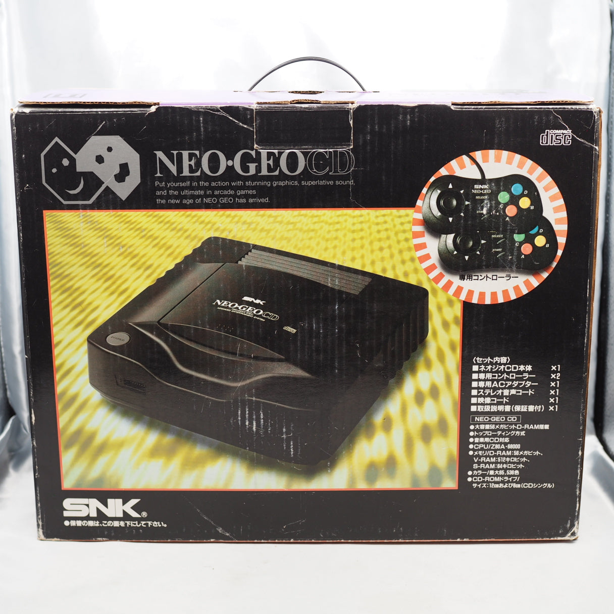 Used SNK Neo Geo CD System  CD-T01 Boxed - Tested & Working