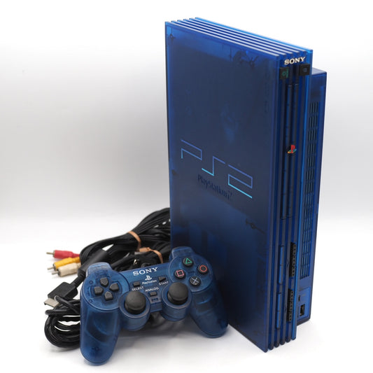 PS2 Console system SCPH-37000 OCEAN BLUE NTSC-J