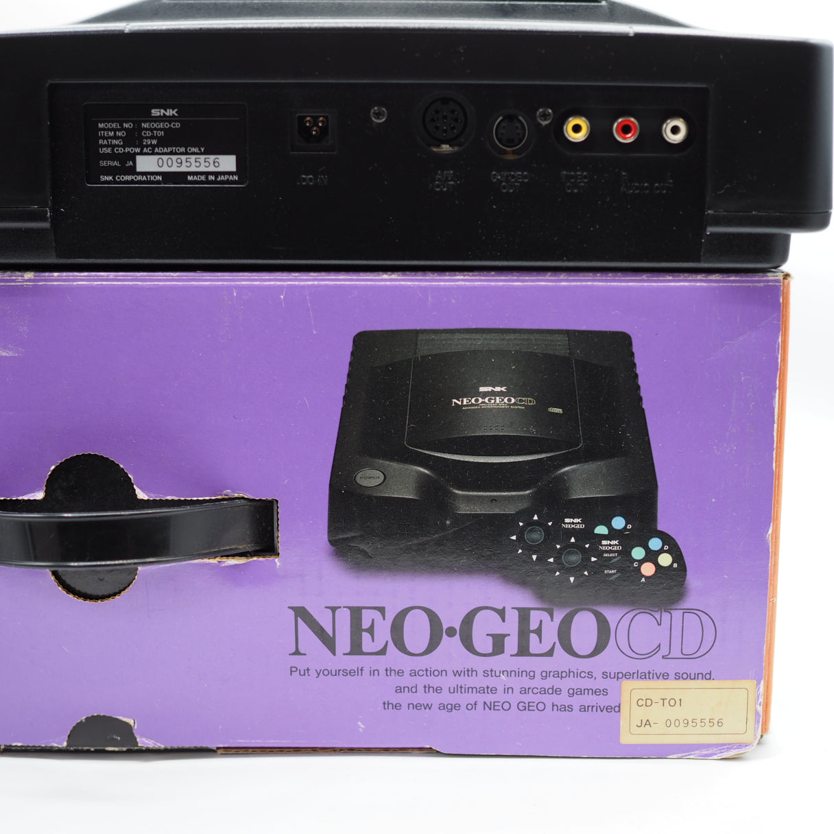 Used SNK Neo Geo CD Console System CD-T01 Boxed - Tested & Working