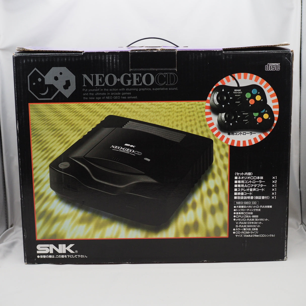 Used SNK Neo Geo CD Console System CD-T01 Boxed - Tested & Working