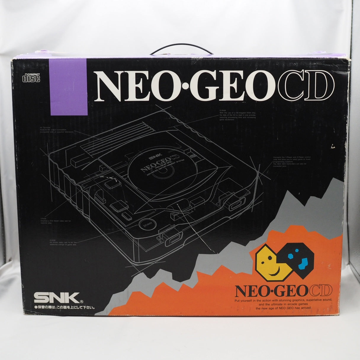 Used SNK Neo Geo CD Console System CD-T01 Boxed - Tested & Working