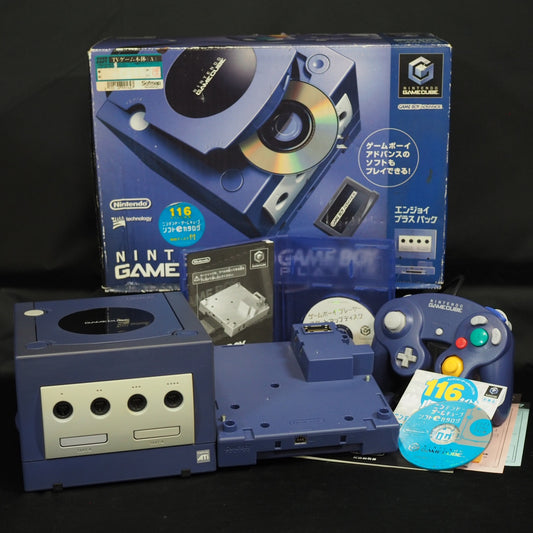 Used Nintendo GameCube Console System Violet + Game Boy Player Enjoy Plus Pack Boxed [NTSC-J] [NTSC-U/C] - Tested & Working