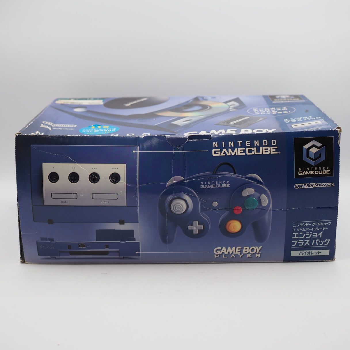 Used Nintendo GameCube Console System Violet + Game Boy Player Enjoy Plus Pack Boxed [NTSC-J] [NTSC-U/C] - Tested & Working