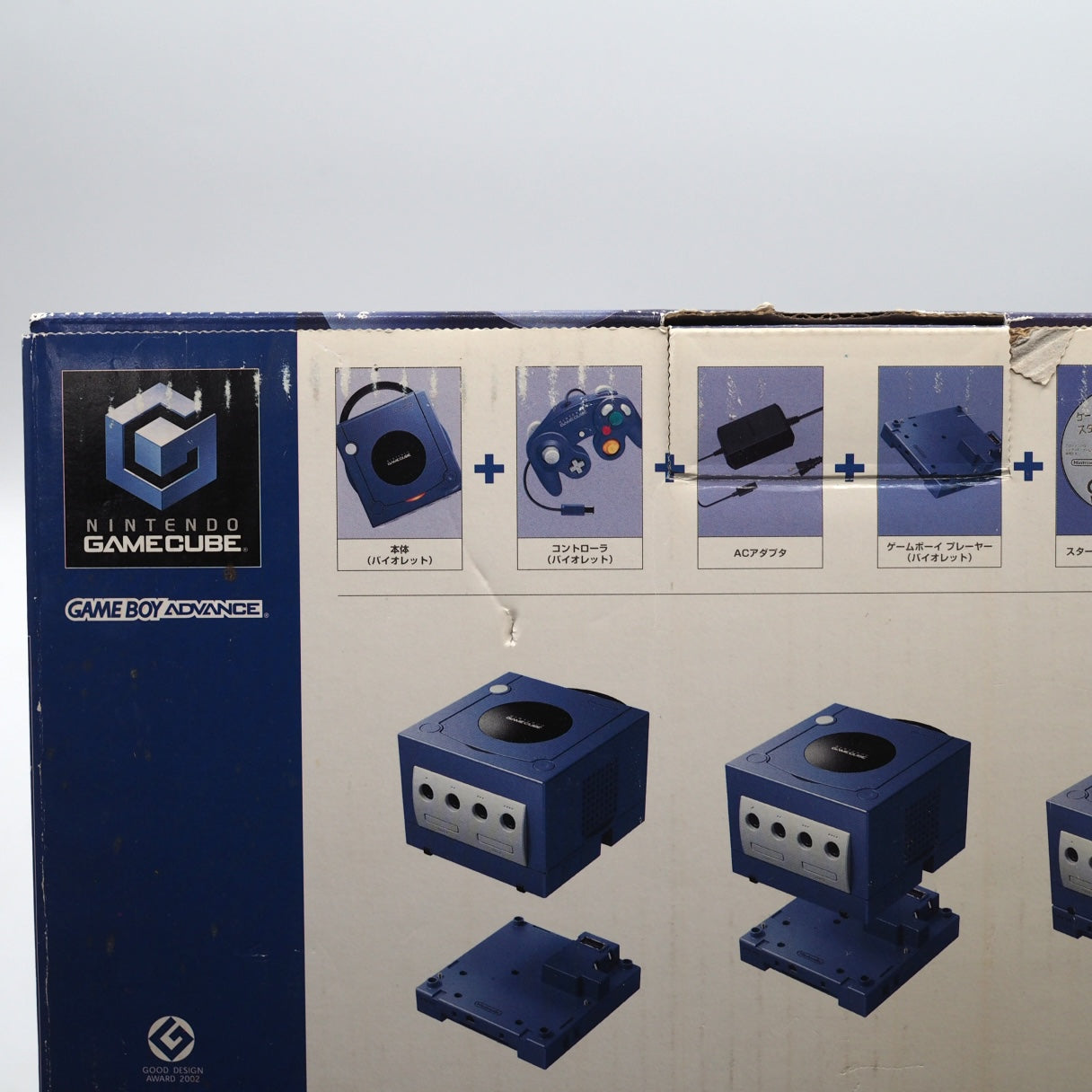 Used Nintendo GameCube Console System Violet + Game Boy Player Enjoy Plus Pack Boxed [NTSC-J] [NTSC-U/C] - Tested & Working