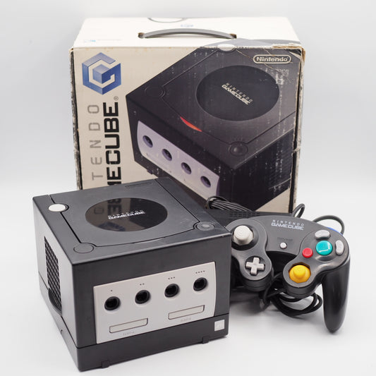 Used Nintendo GameCube Console System Black Boxed DOL-001 [NTSC-J] [NTSC-U/C] [Modified] - Tested & Working