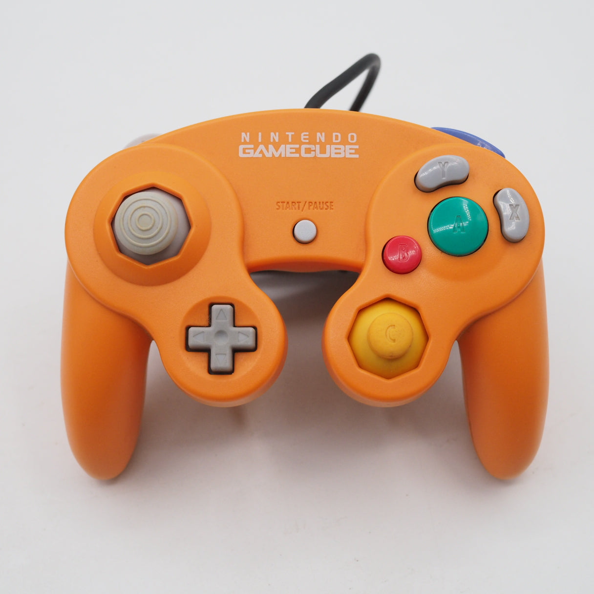 Used Nintendo GameCube Controller Orange DOL-003 Authentic Boxed - Tested & Working