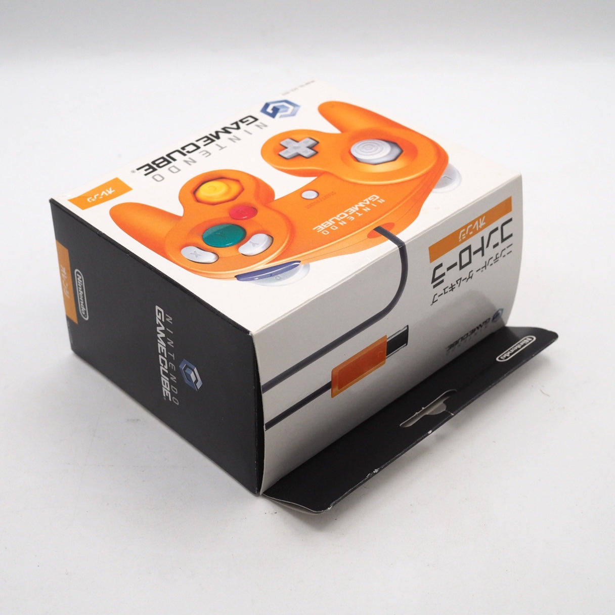 Used Nintendo GameCube Controller Orange DOL-003 Authentic Boxed - Tested & Working