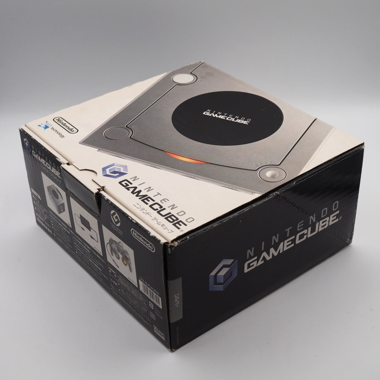 Used Nintendo GameCube Console System DOL-001 Silver Boxed [NTSC-J, NTSC-U/C] [Modified] - Tested & Working