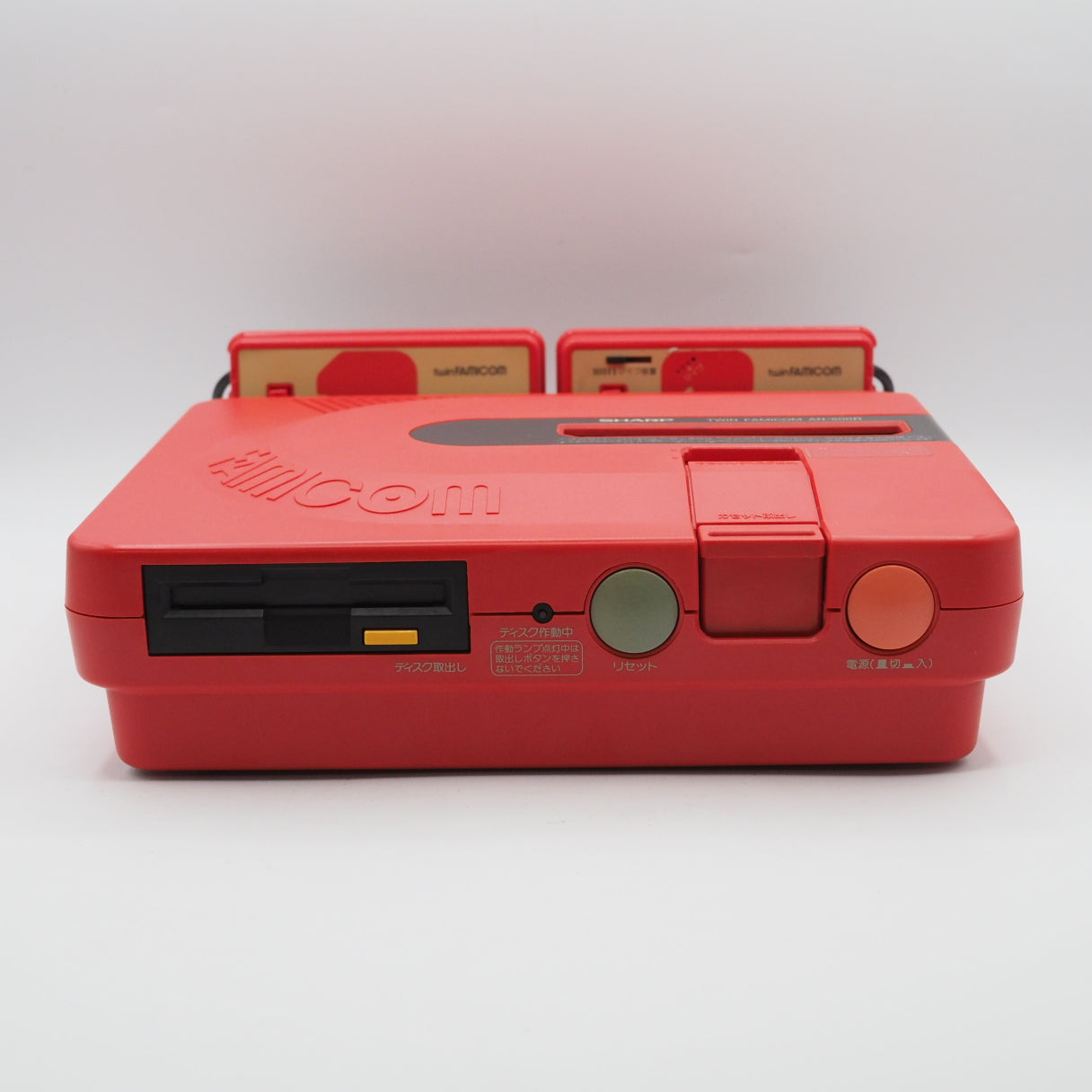 Sharp Twin Famicom Console Nintendo AN-505BK / 500R / 500B Belt replaced Tested – Japanese retro console – Enjoy Game Japan
