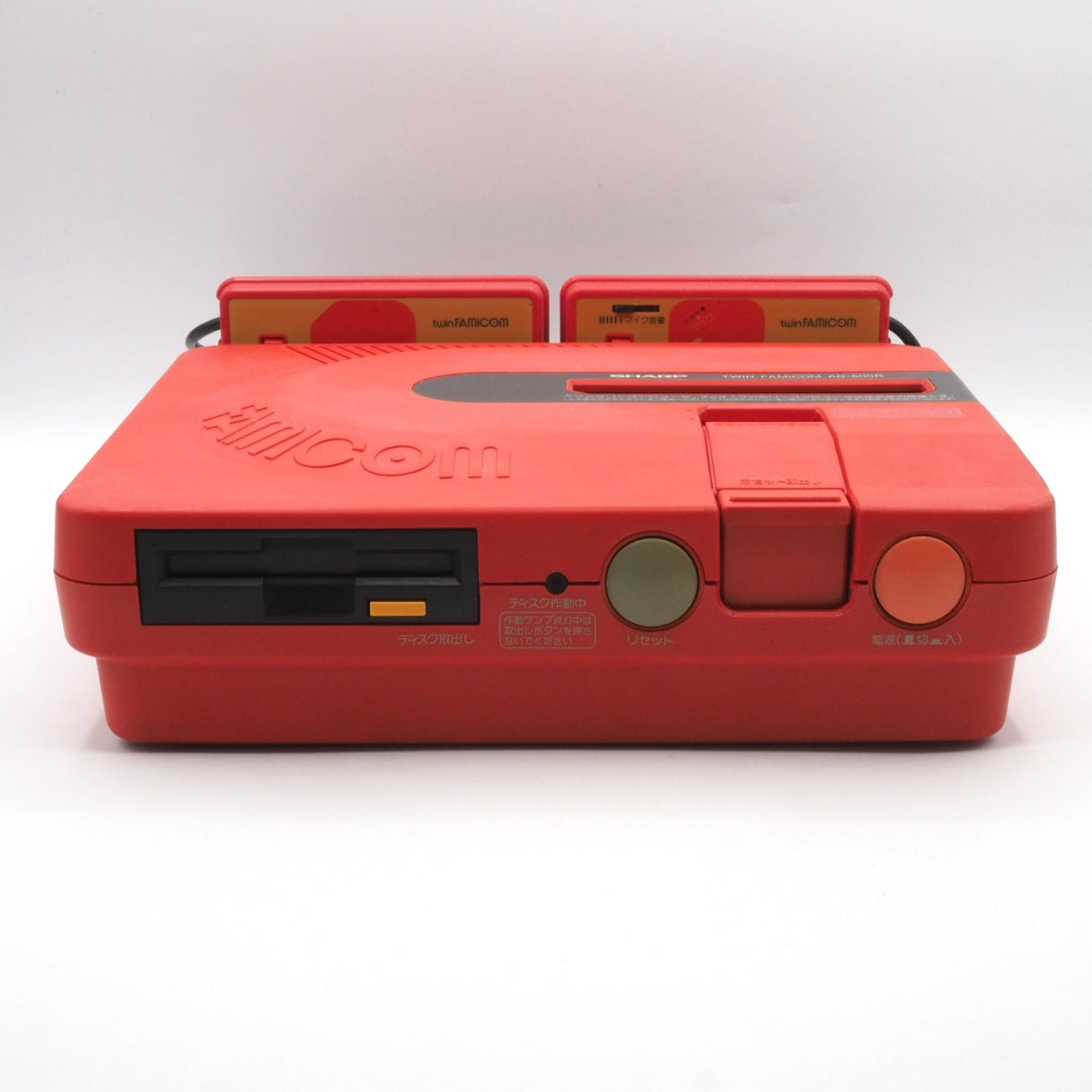 Used Sharp Twin Famicom Console system AN-500R [New Rubber Belt replaced] - Tested & Working