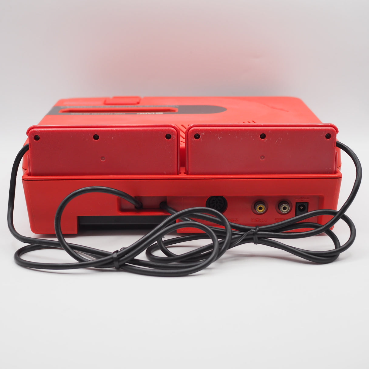 Used Sharp Twin Famicom Console system AN-500R [New Rubber Belt replaced] - Tested & Working