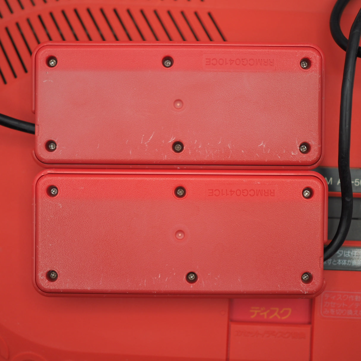 Used Sharp Twin Famicom Console system AN-500R [New Rubber Belt replaced] - Tested & Working