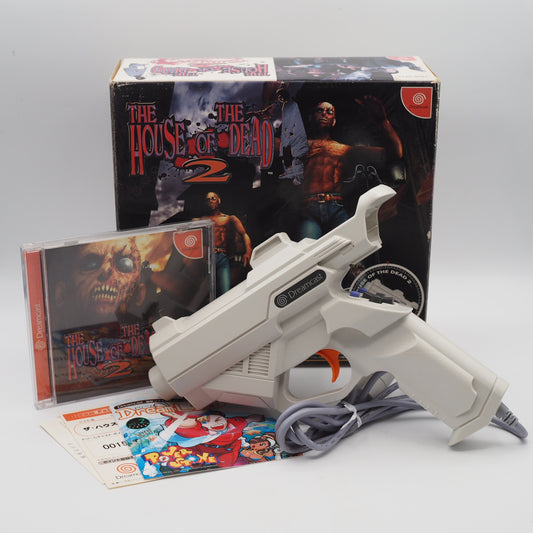 Used SEGA Dreamcast Controller The House of The Dead 2 SET HKT-7800 Boxed - Tested & Working