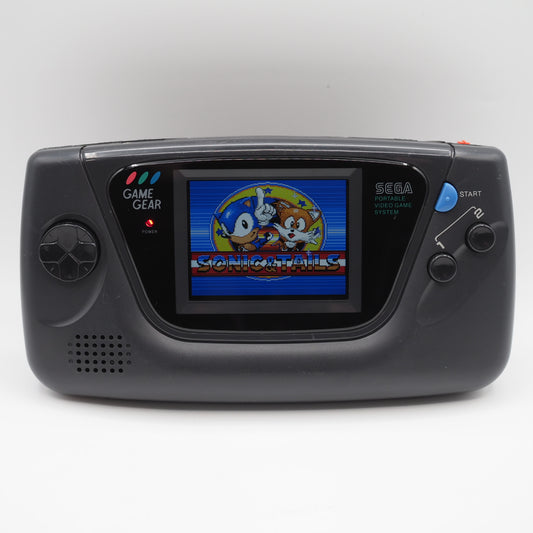 Used GAME GEAR Handheld Game Console HGG-3210 IPS LCD Screen Mod - Tested & Working