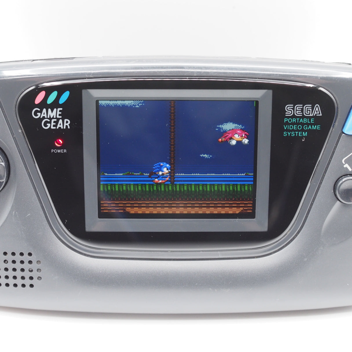 Used GAME GEAR Handheld Game Console HGG-3210 IPS LCD Screen Mod - Tested & Working