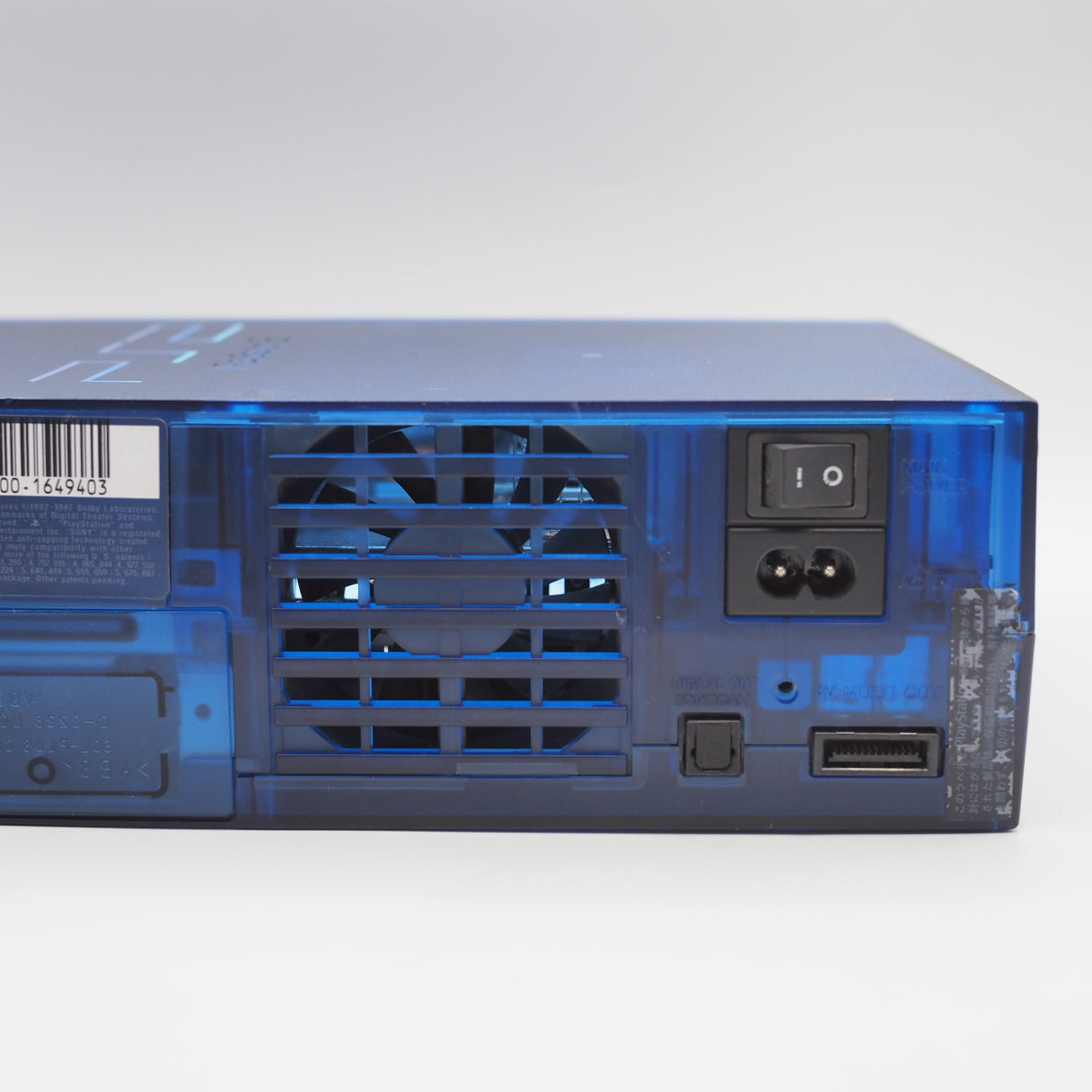 Used PS2 Console system SCPH-37000 OCEAN BLUE [NTSC-J] - Tested & Working