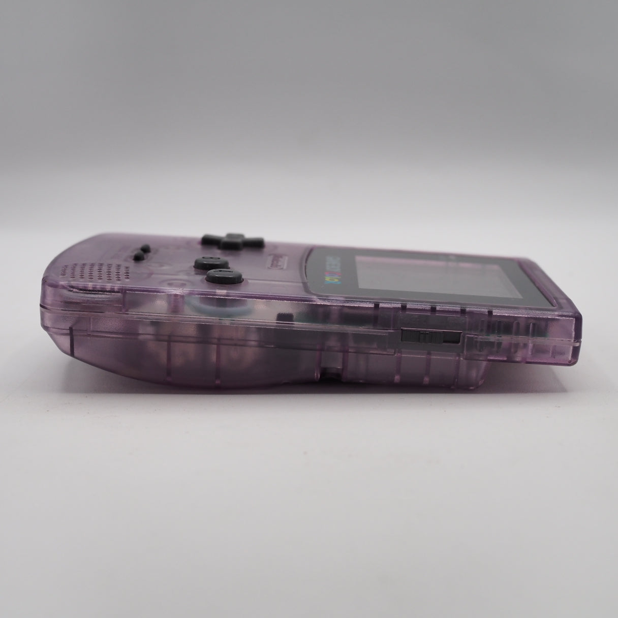 Used Nintendo GAME BOY COLOR Clear Purple CGB-001 Handheld System - Tested & Working