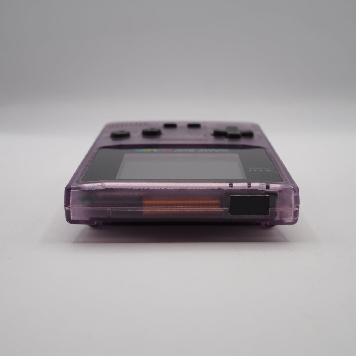 Used Nintendo GAME BOY COLOR Clear Purple CGB-001 Handheld System - Tested & Working