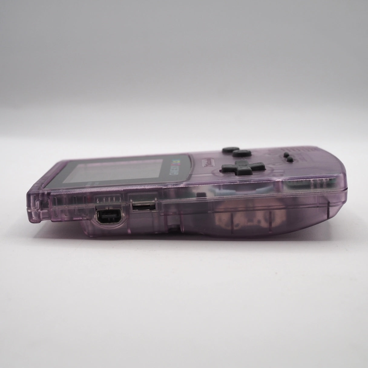 Used Nintendo GAME BOY COLOR Clear Purple CGB-001 Handheld System - Tested & Working