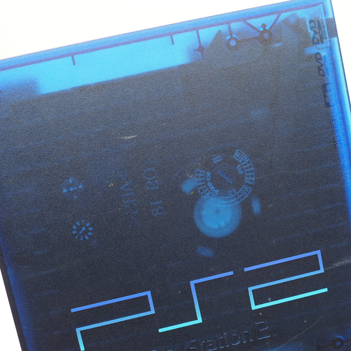 Used PS2 Console system SCPH-37000 OCEAN BLUE [NTSC-J] - Tested & Working