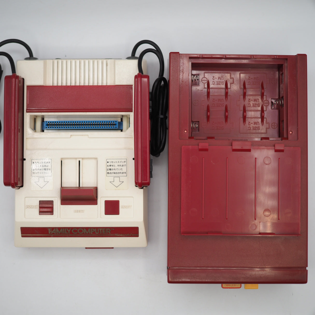 Used Nintendo Famicom + Disk System Console system SET Boxed [New Rubber Belt Replaced] - Tested & Working