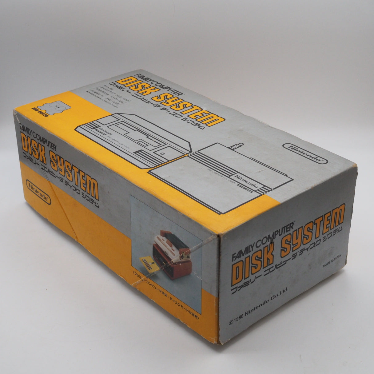 Used Nintendo Famicom + Disk System Console system SET Boxed [New Rubber Belt Replaced] - Tested & Working