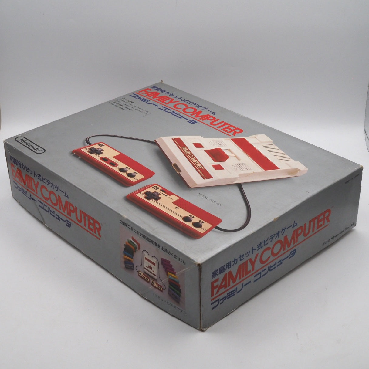 Used Nintendo Famicom + Disk System Console system SET Boxed [New Rubber Belt Replaced] - Tested & Working